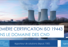Groupe Institut de Soudure : première entreprise certifiée ISO 19443 dans le domaine des CND.