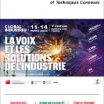 Couverture du magazine "Soudage et Techniques Connexes", numéro 461. Il met en lumière l'événement "Global Industrie" qui se tiendra à Lyon du 11 au 14 mars 2025. Les sujets abordés incluent les innovations et la recherche dans le secteur. Rubriques phares : interview, actualités technologiques et études.