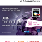 Couverture du magazine "Soudage et Techniques Connexes", numéro 462. Elle présente une sphère géométrique violette, les détails d'un salon qui se tiendra en septembre 2025, et les grandes lignes du contenu du numéro en bas de page.