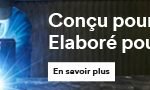 Un ouvrier portant un équipement de protection pour le soudage utilise une torche de soudage. La bannière comporte les logos de 3M, Speedglas et Brouillon auto, un texte en français promouvant la sécurité en matière de soudage, et un graphique marquant 50 ans d'innovation.