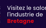 Bannière publicitaire pour le Sepem Brest 2026, un salon industriel en Bretagne, France, qui s'est tenu les 2 et 3 juin. La partie droite montre des personnes marchant dans une exposition. Le texte invite les visiteurs à se joindre à Sepem Brest 2026 pour le réseautage et l'innovation.