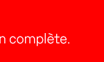 Bannière rouge portant l'inscription en blanc : « Mewa. Vêtements de travail en gestion complète. » Le logo et le nom de Mewa figurent à droite, soulignant l'excellence de leurs services à compter de juillet 2026.